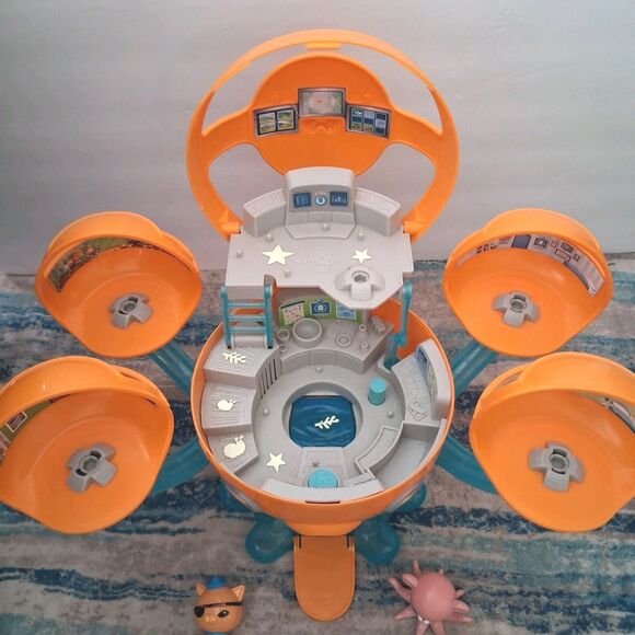 Fisher-Price Octonauts Octopod Headquarters Playset Lights Sounds Kwazii Inkles - Picture 3 of 7